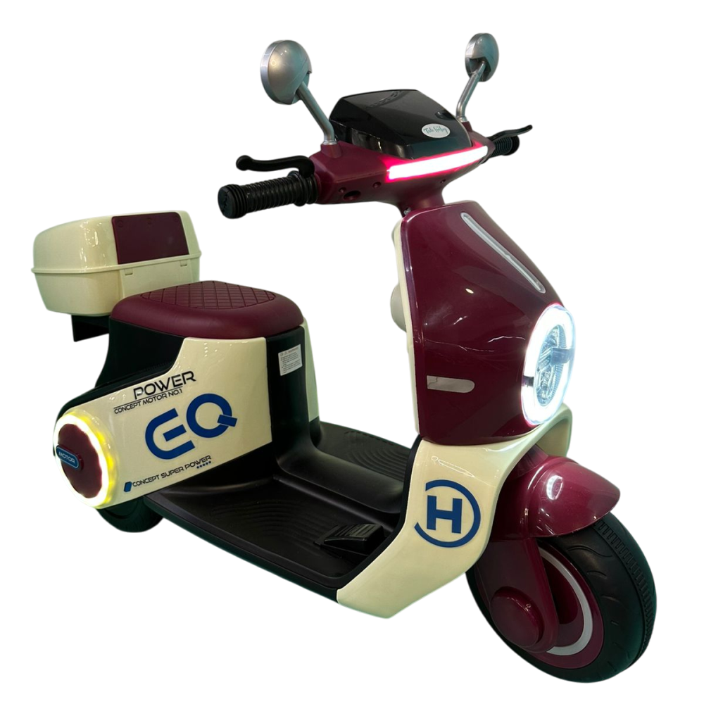 Moto Eléctrico Scooter Retro TB Crema