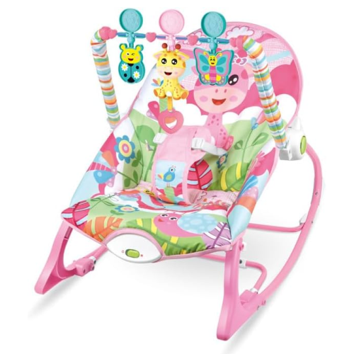 MECEDORA ROCKER INFANTIL 18KG – ROSA